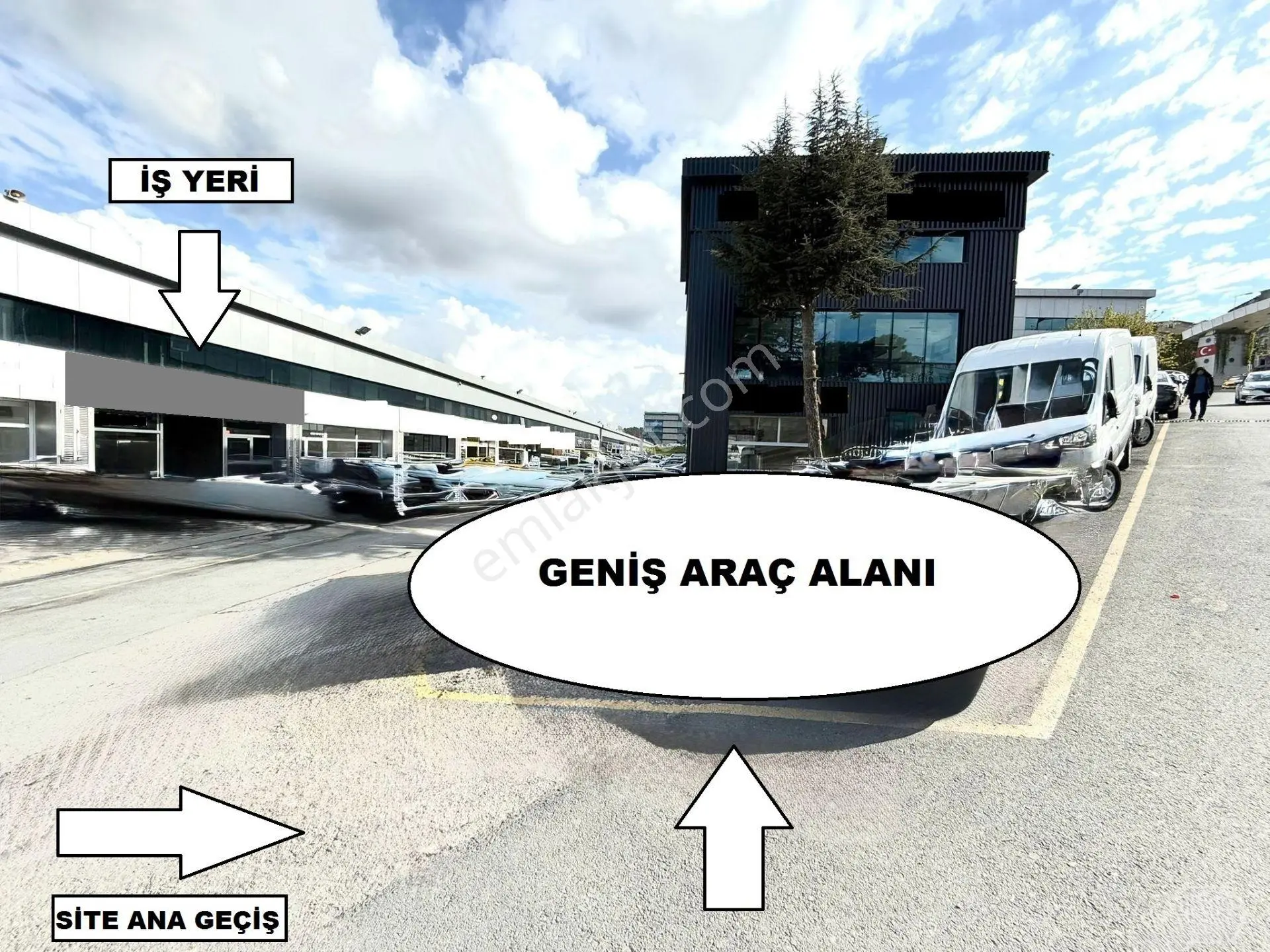 Site Merkezi Ve Girişinde | Ana Geçiş Hattında | Seçkin İşyeri - Görsel 2