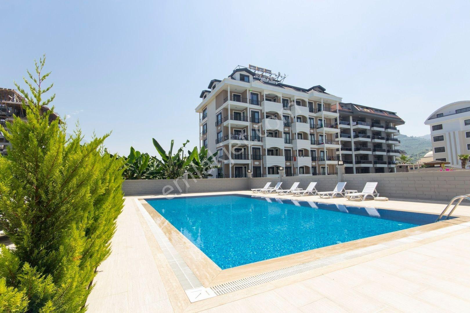 Alanya Kargıcak'ta Deniz Manzaralı Lüks Komplekste 1+1 Satılık Daire - Görsel 17
