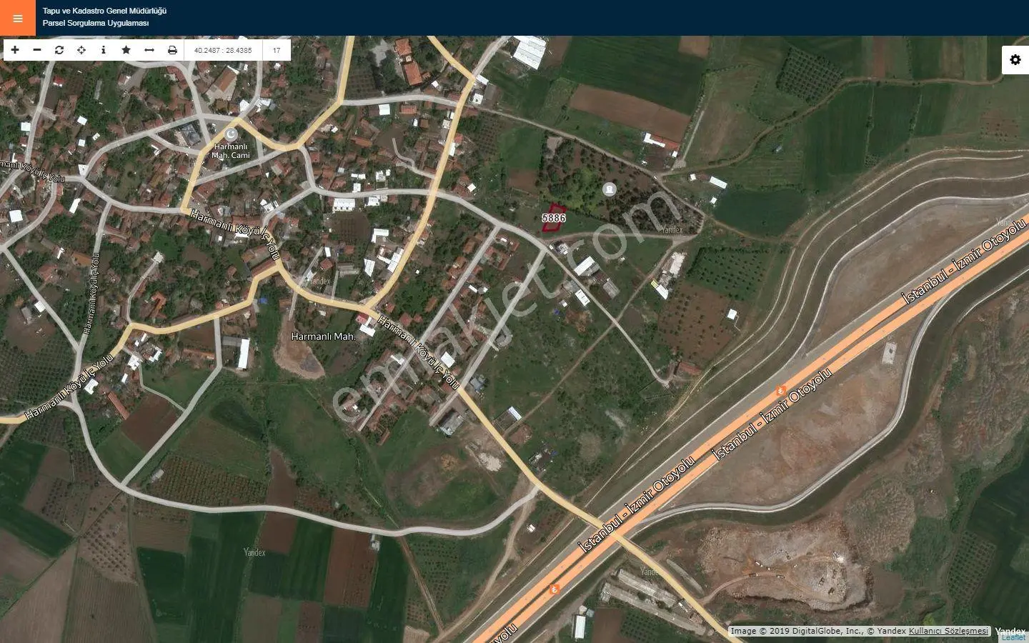 Bursa Karacabey Harmanlı'da Altyapısı Hazır Manzaralı Villa İmarlı Arsalar - Görsel 3
