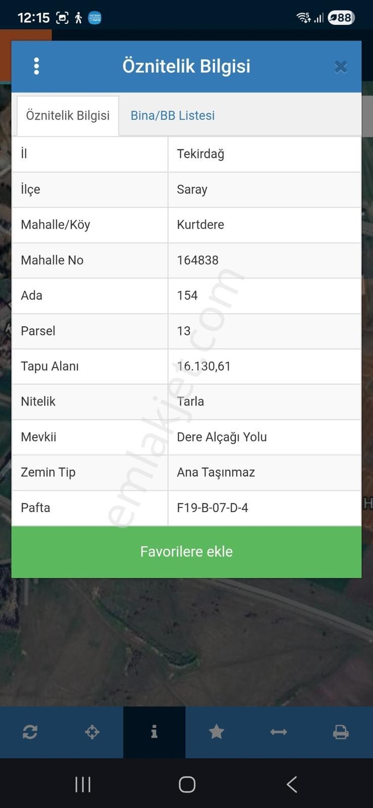 Ergünler İnşaattan Saray Kurtderede Köye Yakın Satılık Arazi - Görsel 3