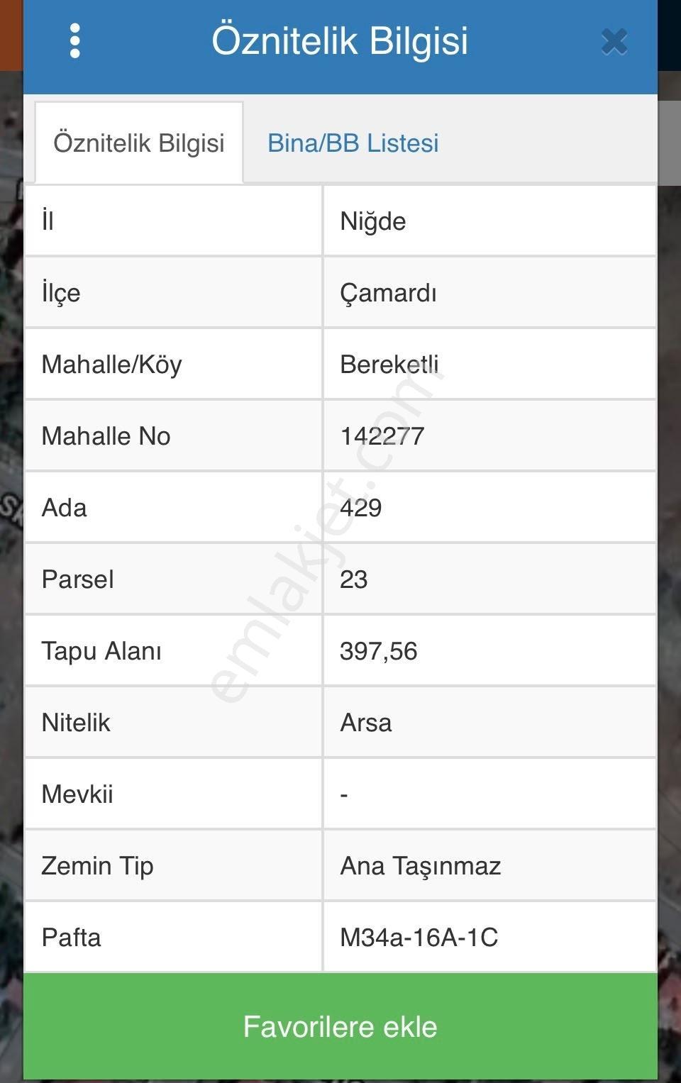 Niğde Çamardı Bereketli De Konut İmarlı Arsa - Görsel 3