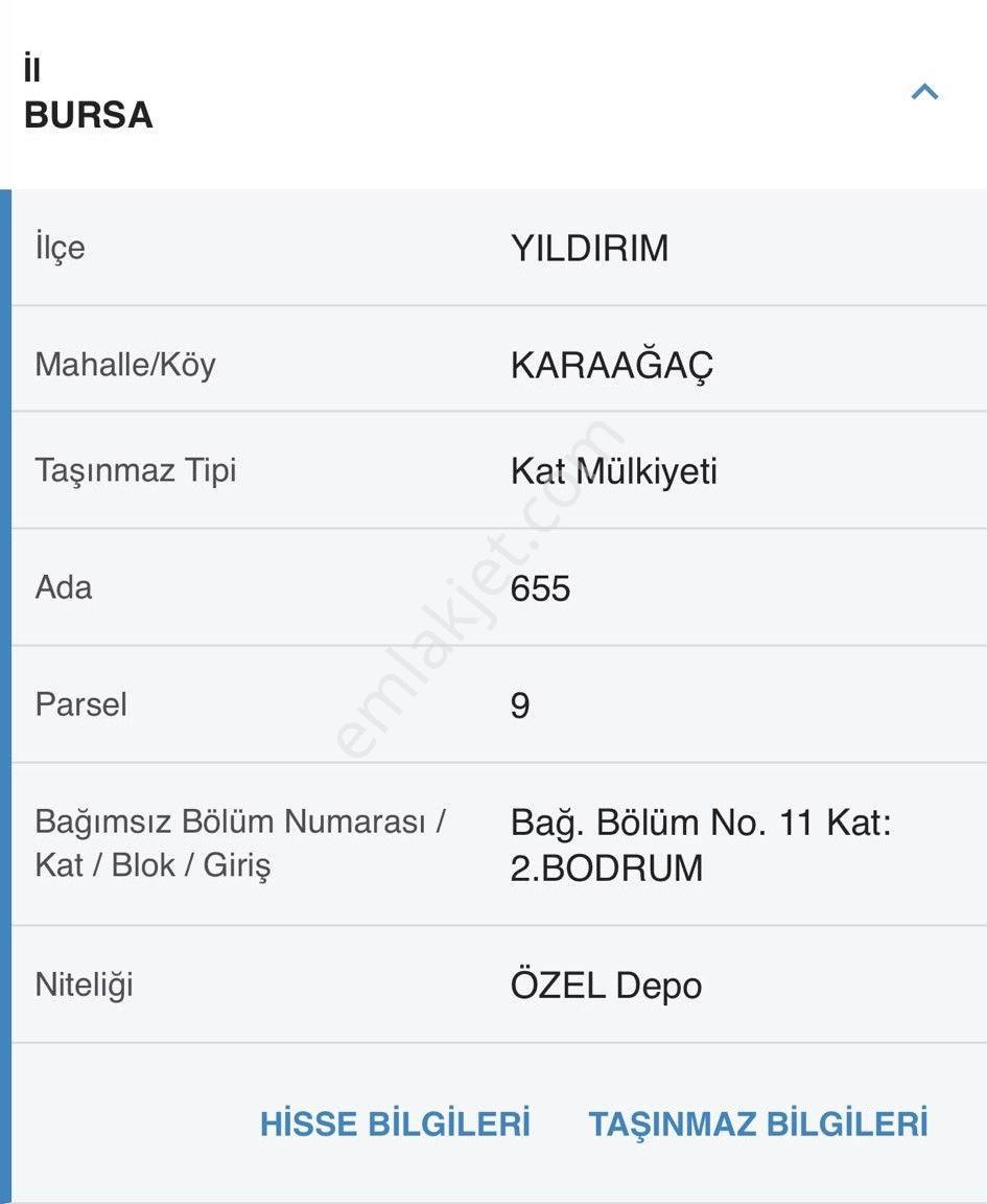 ✔ Bursa Kılıç Tan Karaağaç Ta 1+1 Satılık 50 M2 Bodrum Kat Daire - Görsel 6