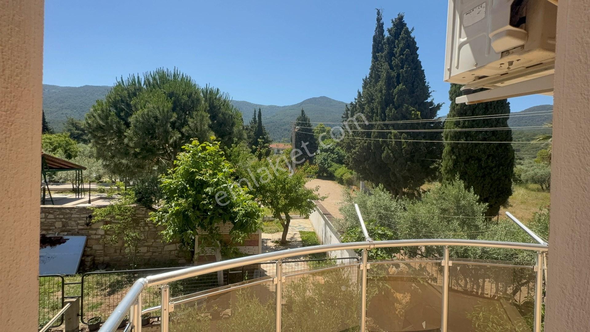 Kuşadası Güzelçamlı'da Doğa Deniz Manzaralı Sezonluk Kiralık - Görsel 15