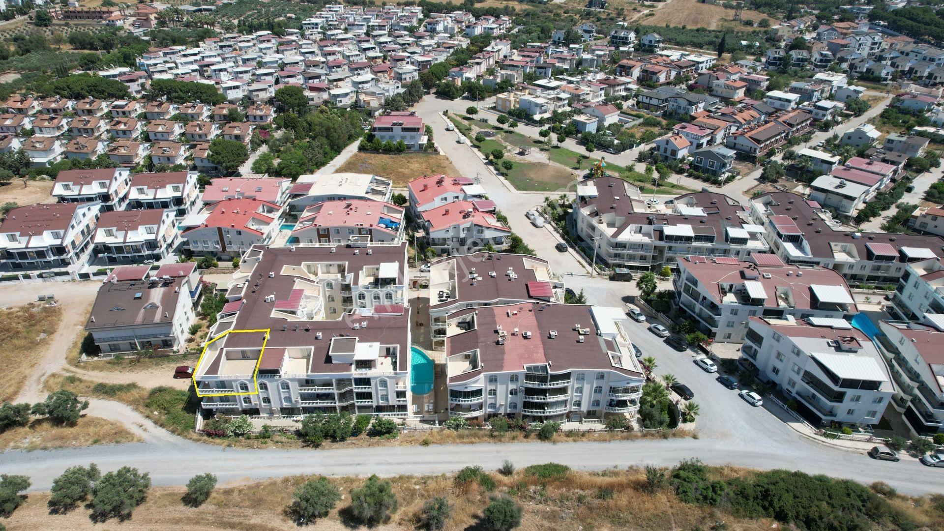 Didim Mersinderede Denize 400 Metre 3+1 Çift Teraslı Asansörlü Dubleks - Görsel 5