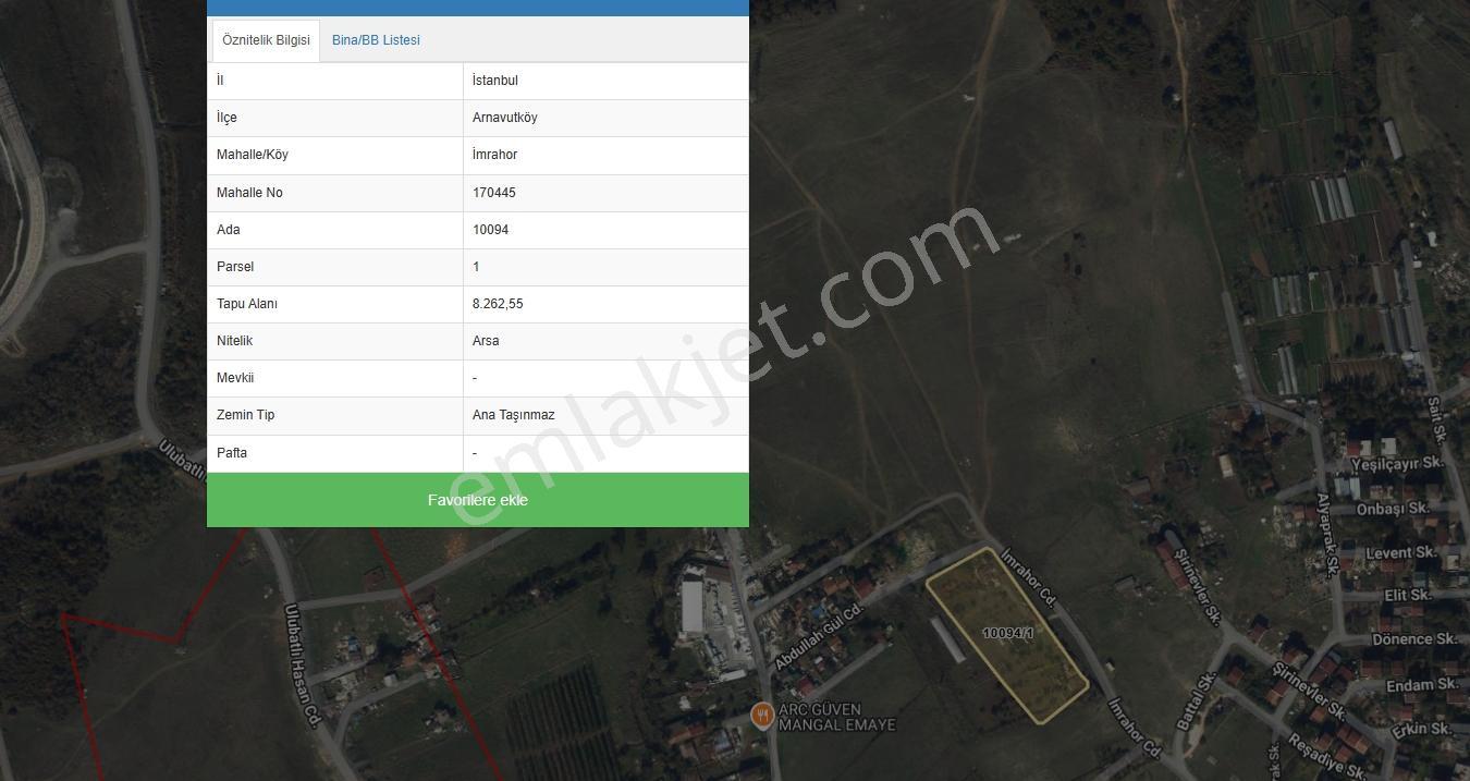 Arnavutköy İmrahor'da Satılık 8262 M2 Tek Tapu Arsa - Görsel 3