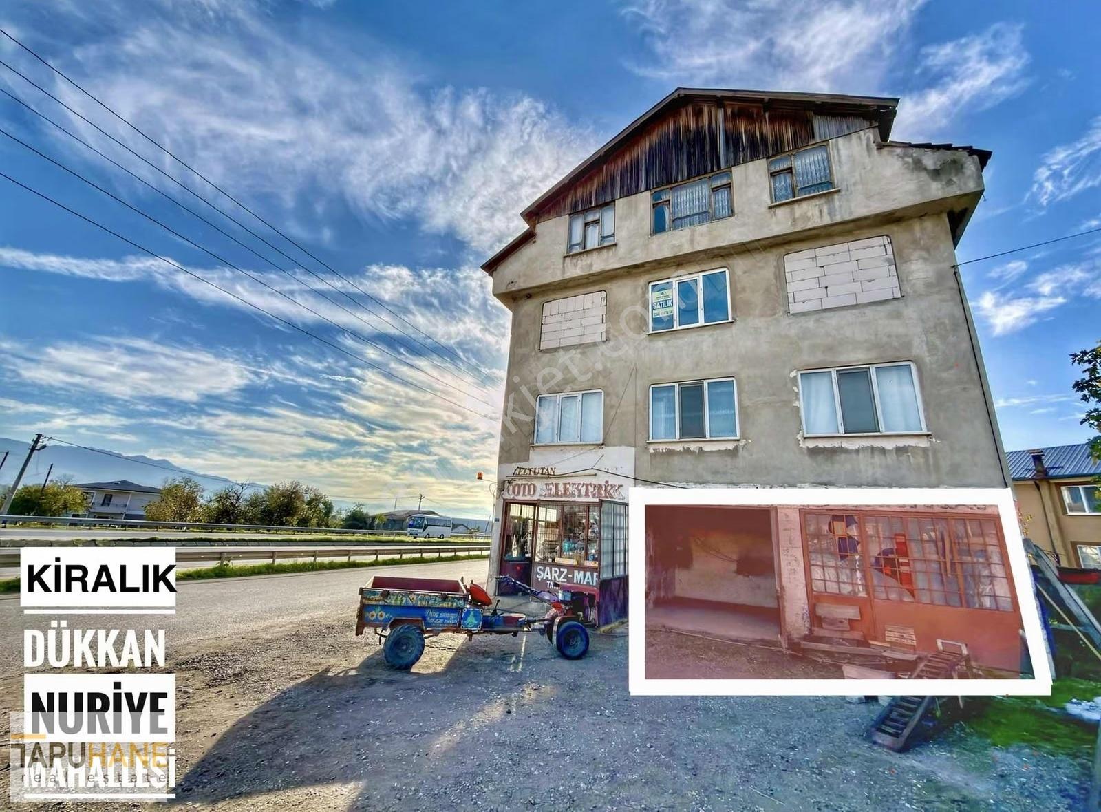 Tapuhaneden D100'e Cephe Kiralık İş Yeri