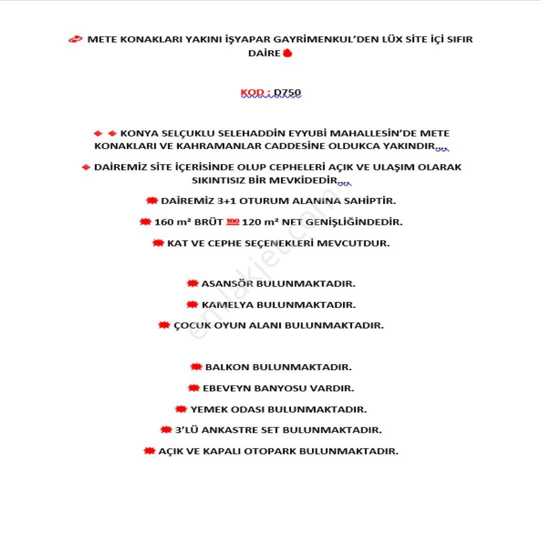 Selehaddin Eyyubi Mahallesin'de Mete Konakları'na Çok Yakın Konumda Site İçerisinde Lüks 3+1 Daire - Görsel 10