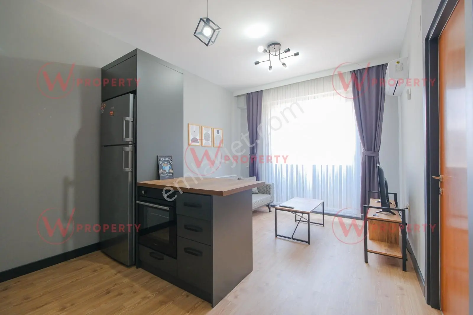 W Property 2.çevre Yoluna Sıfır, Kapalı Garajlı Lüks Eşyalı 1+1 - Görsel 2