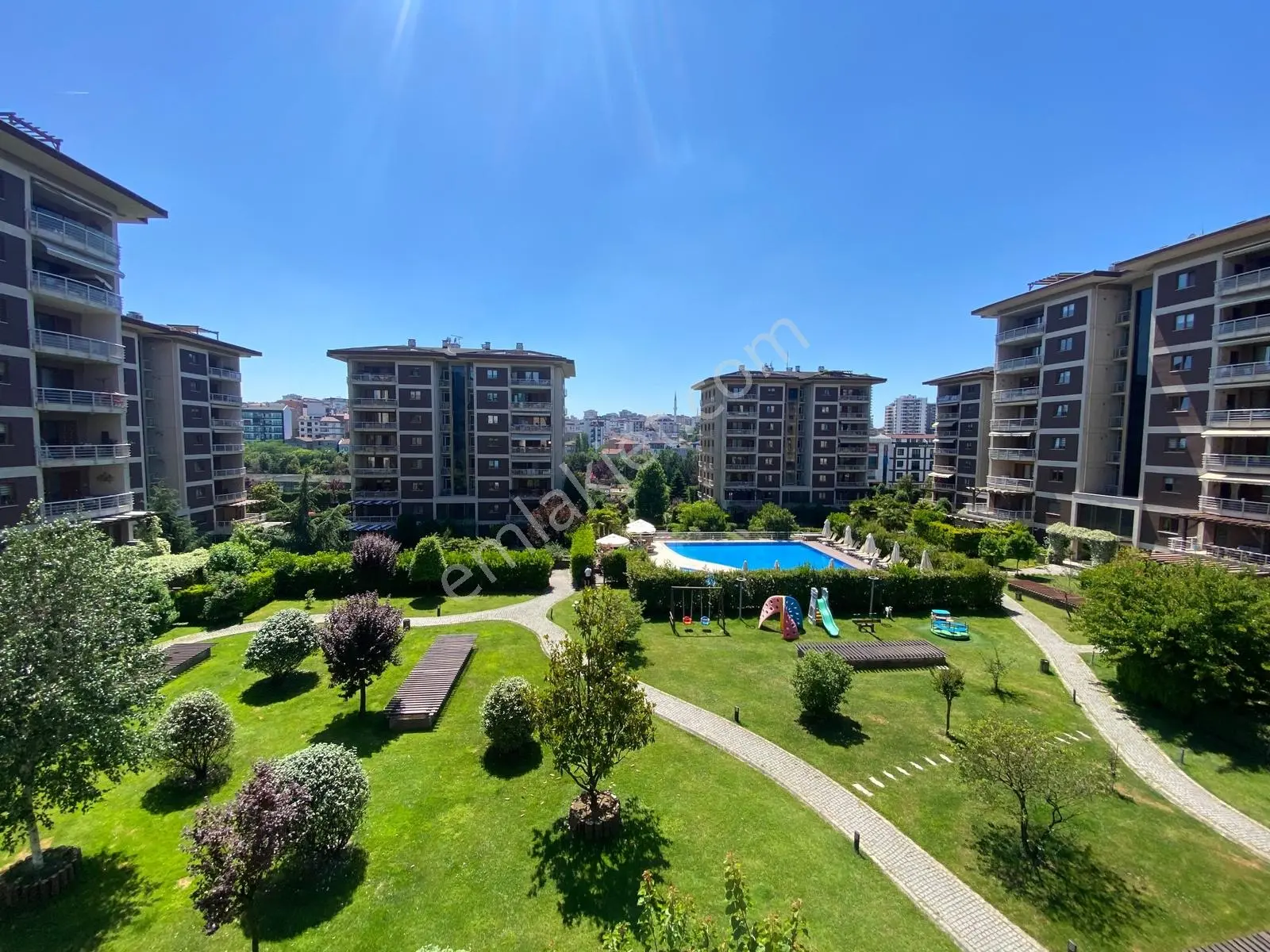 Özlem Aksu.fibalife Havuz Peyzaj Manzara Geniş 4+1 Satılık Daire