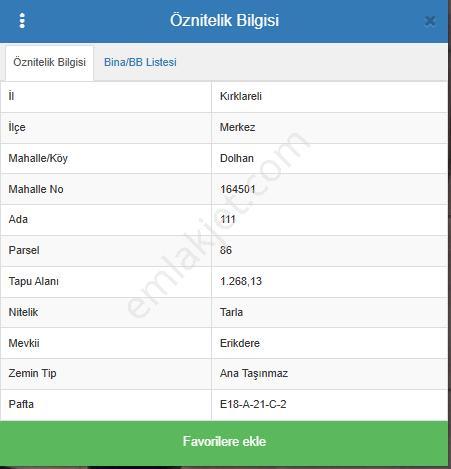 Sahibinden Dolhan Köyünde Tektapu [ 1.268 M2 ] Düz Verimli Arazi - Görsel 25
