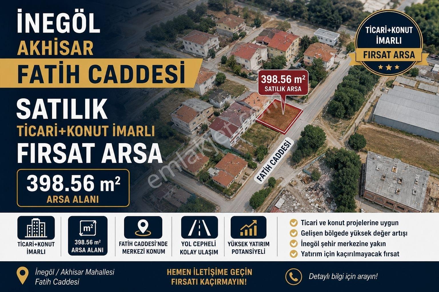 ️ İnegöl Akhisar Mahallesinde Yatırım Fırsatı! ️ - Görsel 13
