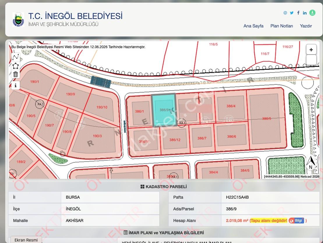 ️ İnegöl Akhisar Mahallesinde Yatırım Fırsatı! ️ - Görsel 2