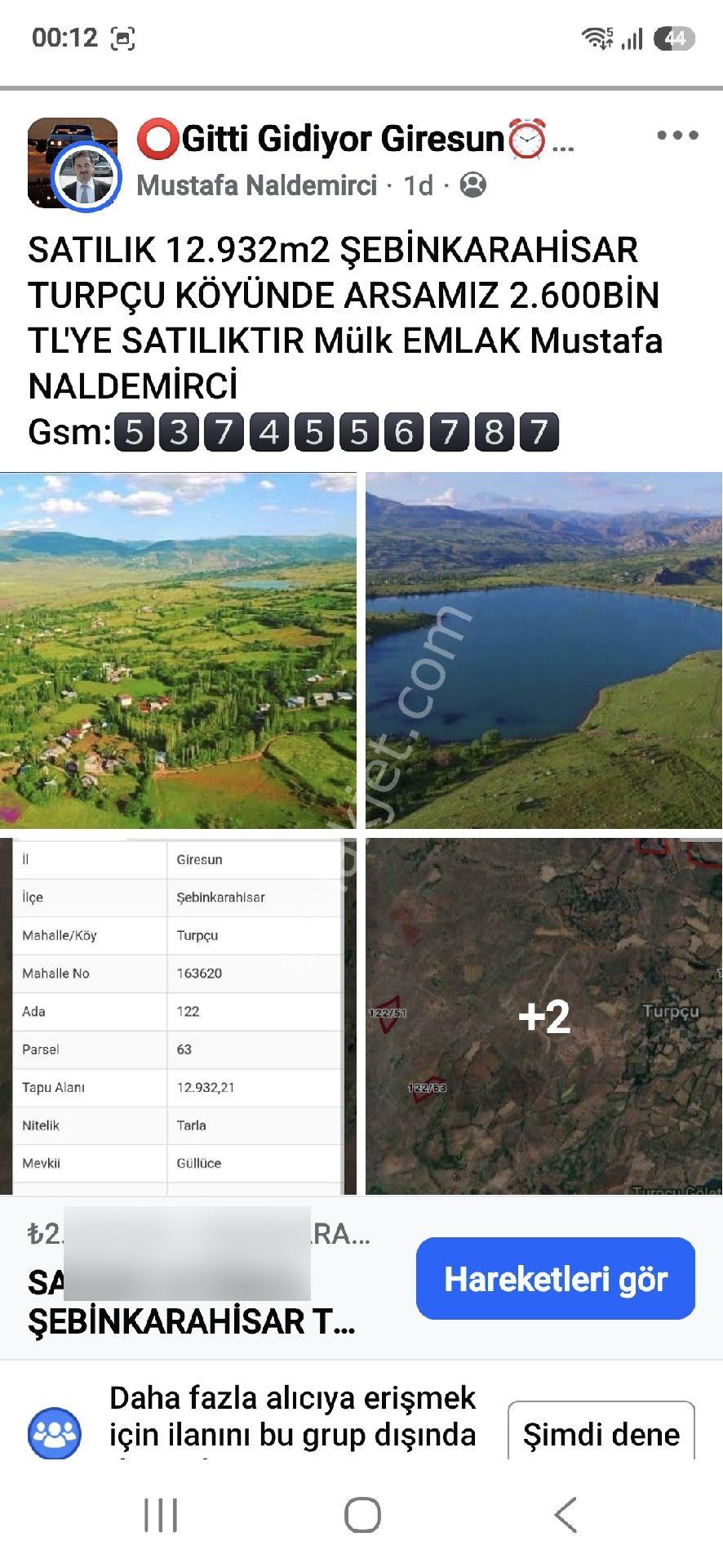 Satılık 1.385m2 Şebinkarahisar Turpçu Köy İci Arsamız 554bin: - Görsel 25