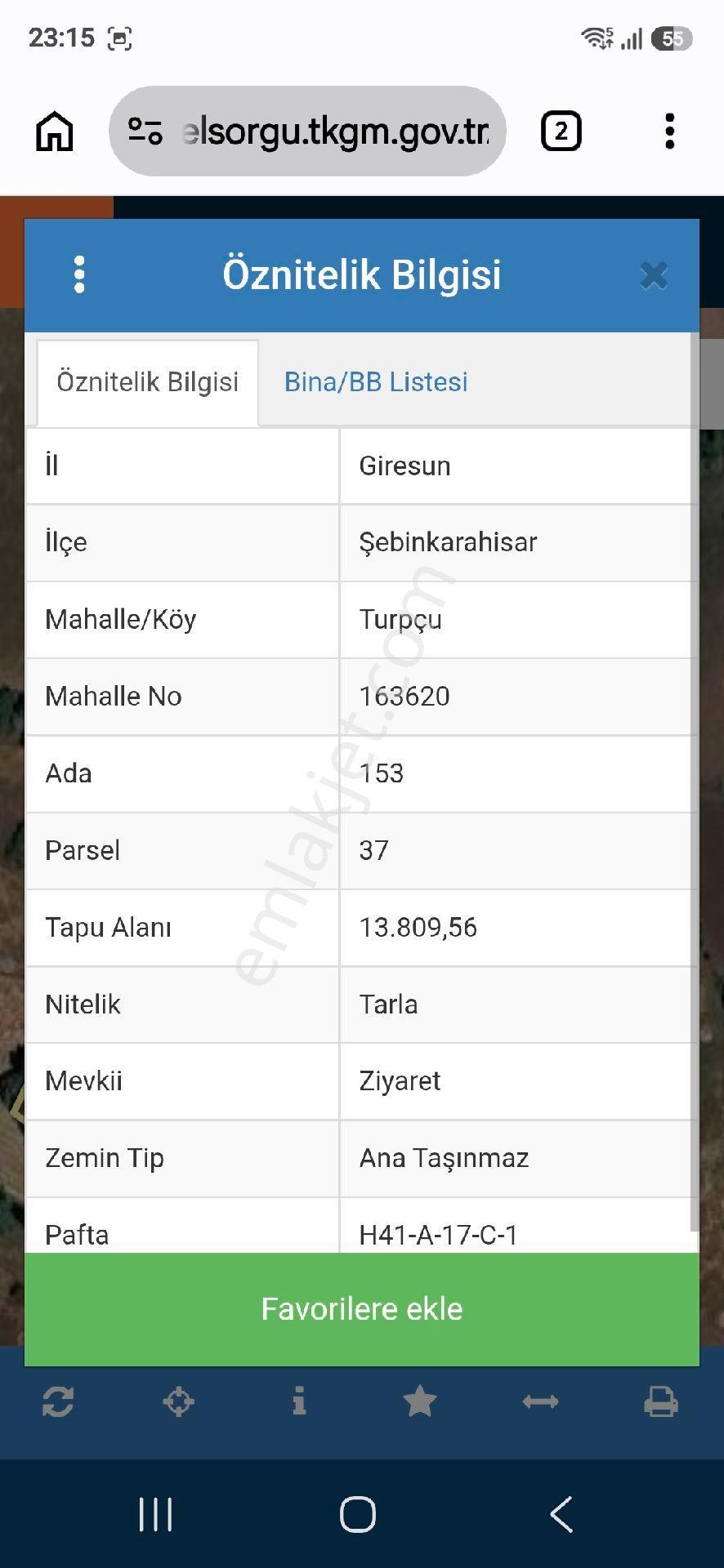 Satılık 12.932m2 Şebinkarahisar Turpçu Köyünde Arsamız 2.600bin Tl'ye Satılıktır Mülk Eml - Görsel 18