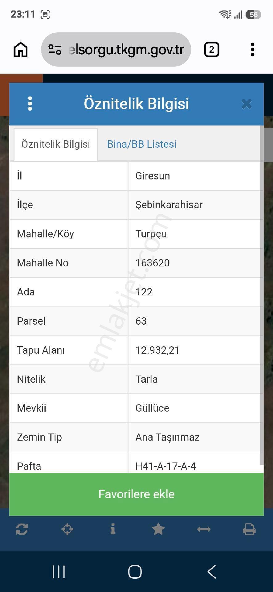 Satılık 12.932m2 Şebinkarahisar Turpçu Köyünde Arsamız 2.600bin Tl'ye Satılıktır Mülk Eml - Görsel 5