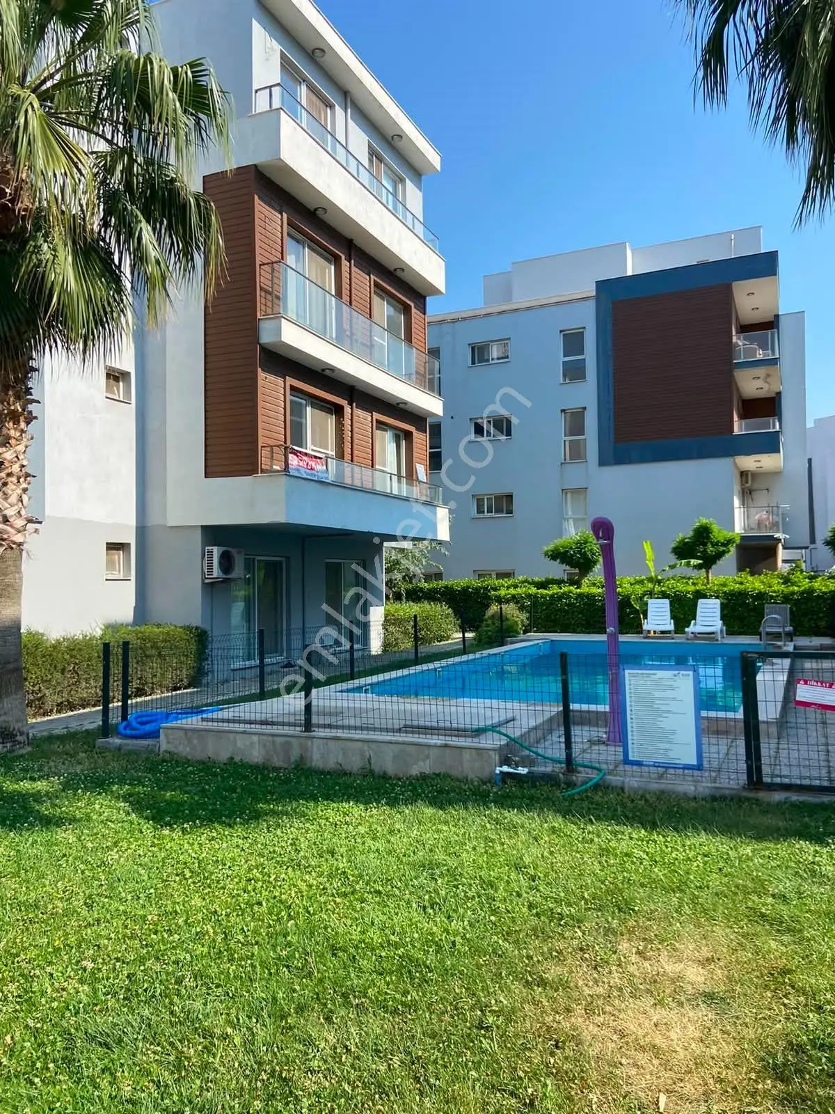 Seyrek Stüdyo City Havuzlu Güvenlikli Site Eşyalı Kiralık Daire - Görsel 3