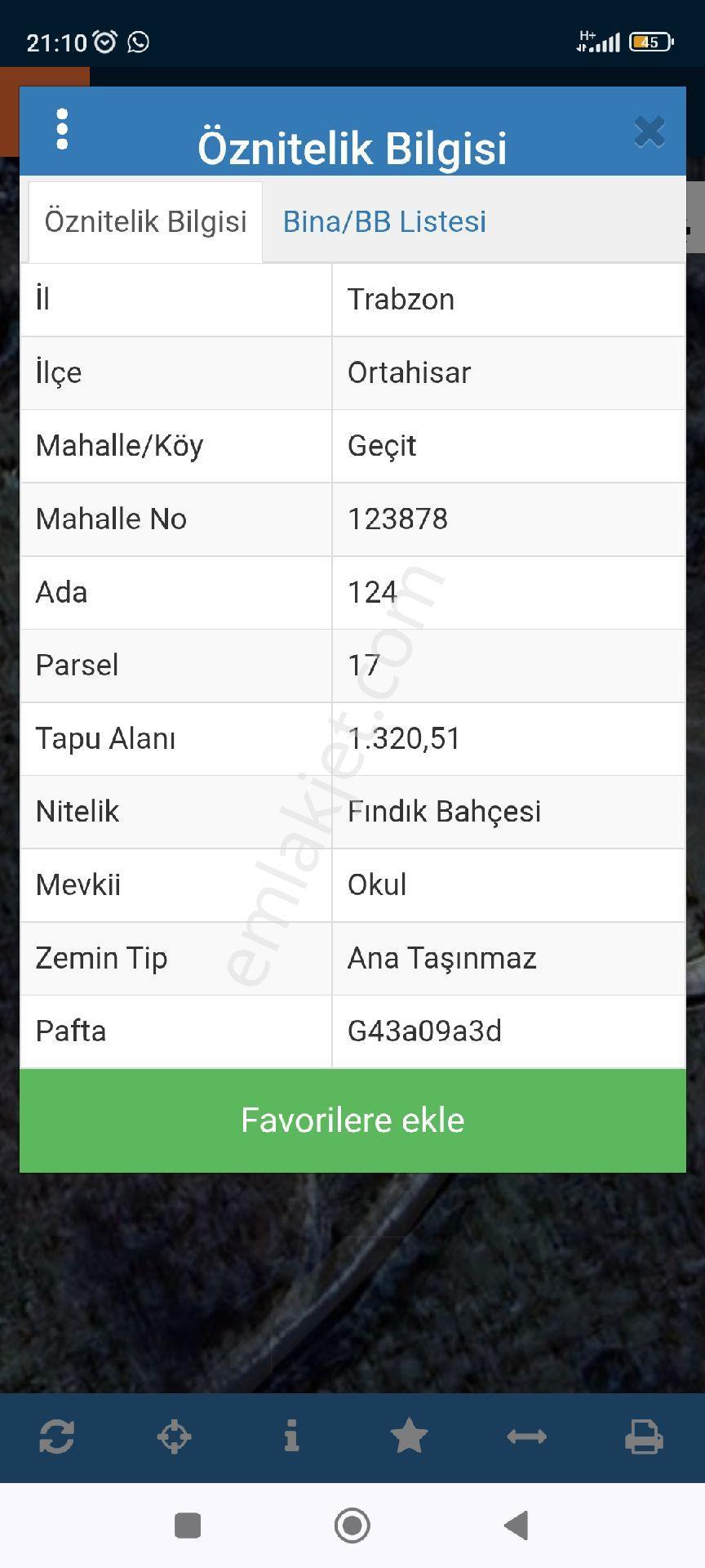 Trabzon Geçit Köyünde Satılık 1.320 M2 Arazi, - Görsel 2
