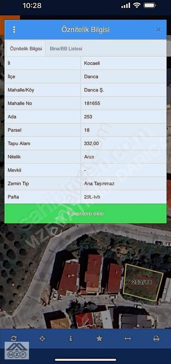 Kazımkarabekir Mah Sancaktepe'de Manzaralı 332m2 Arsa - Görsel 2
