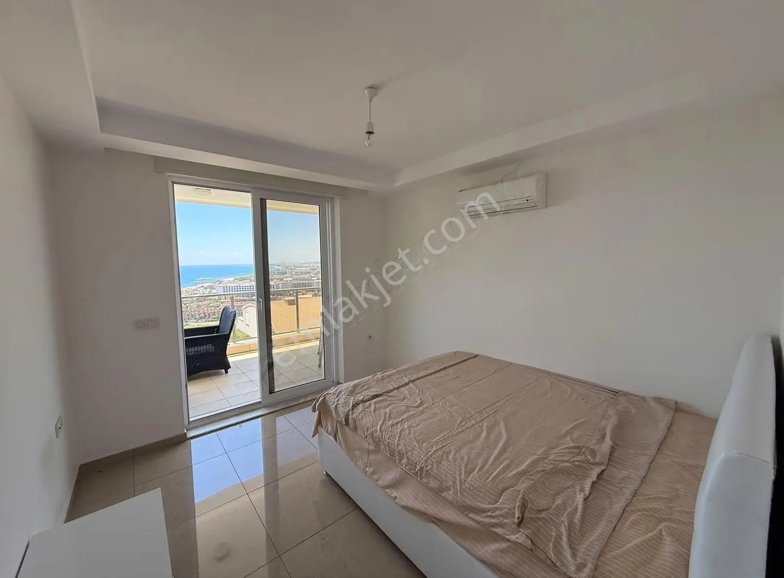 Konaklı'da Deniz Manzaralı, Eşyalı Lüks Kiralık Daire - Görsel 4