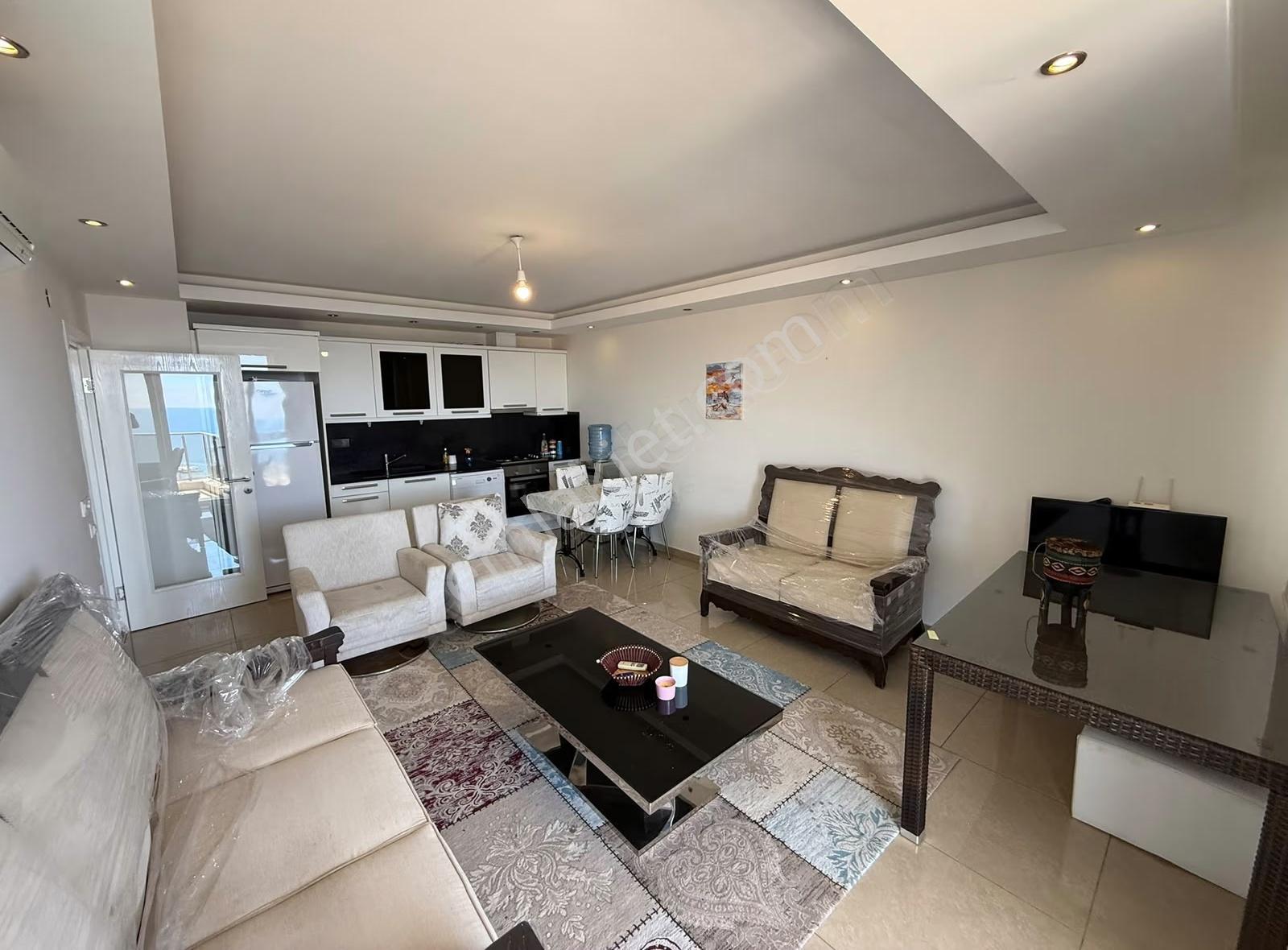 Konaklı'da Deniz Manzaralı, Eşyalı Lüks Kiralık Daire - Görsel 6