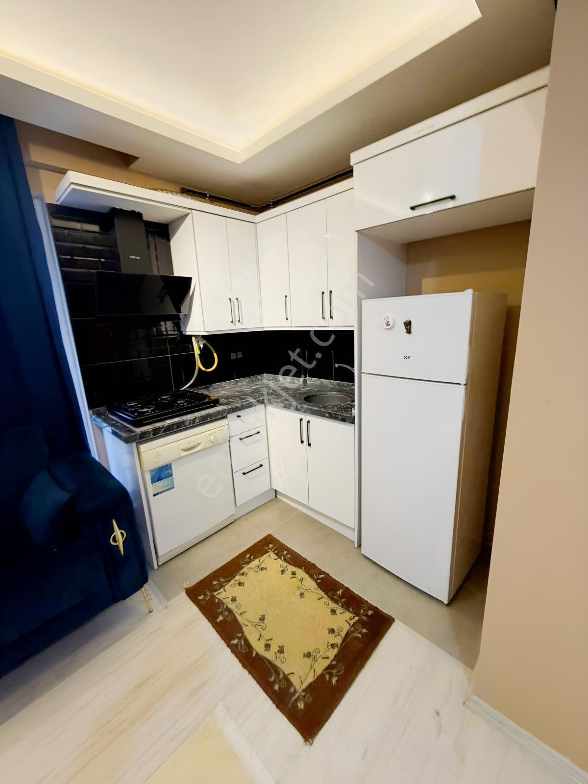 Eşyalı Kiralık Lüks 1+1 Daire Cam Balkonlu - Görsel 7