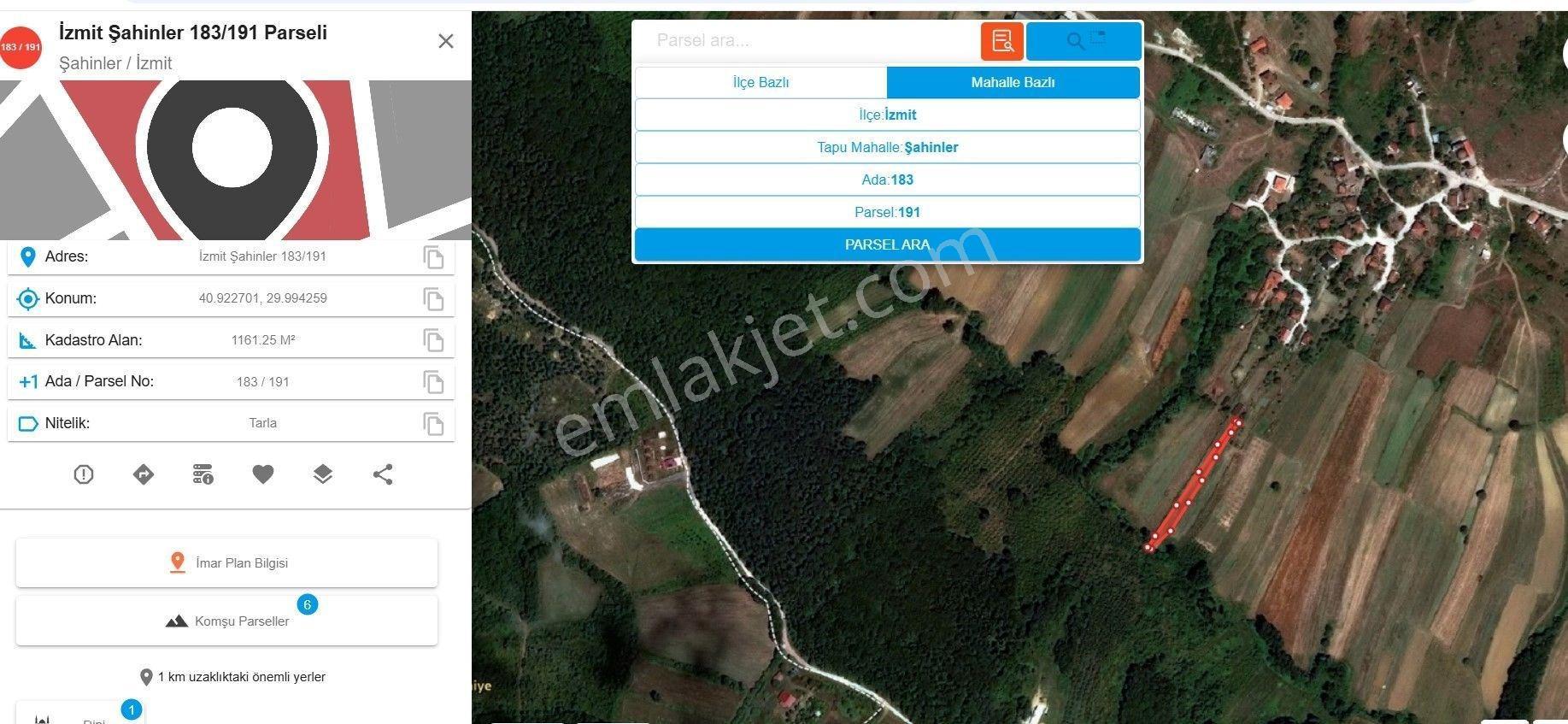 Altın Emlak'tan İzmit Şahinler Mahallesi'nde Satılık Yatırımlık Tarla - Görsel 23