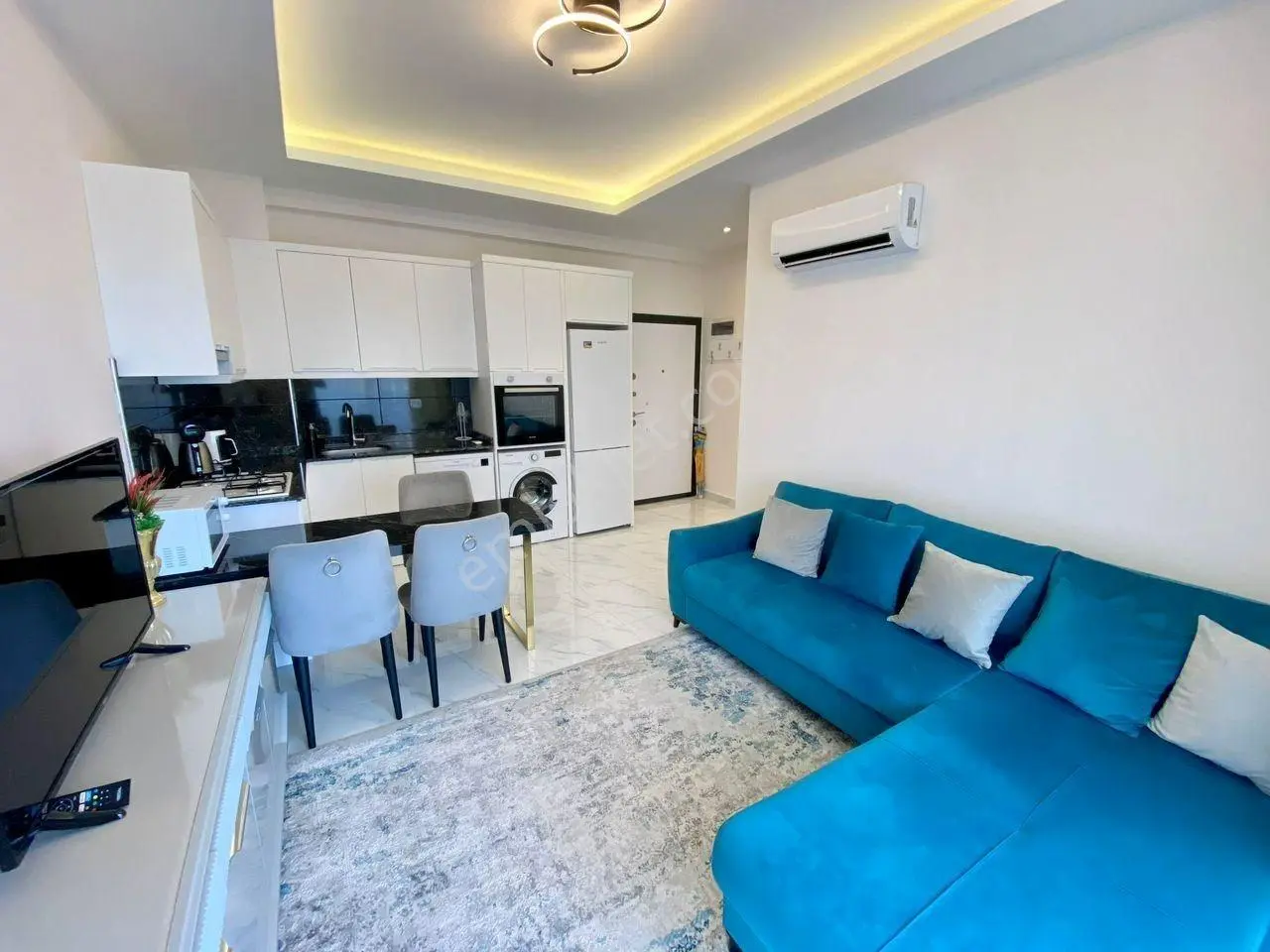Alanya Kargıcak Denize 100 Mt Mesafede 1+1 Eşyalı Sıfır Satılık Daire - Görsel 3