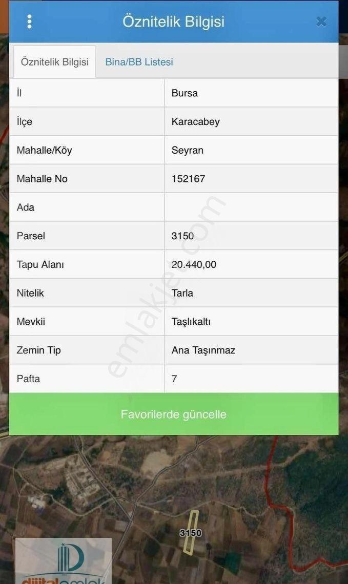 Karacabey Seyranda Ana Yola Yakın 20 Dönüm Kıymetli Arazi. - Görsel 6