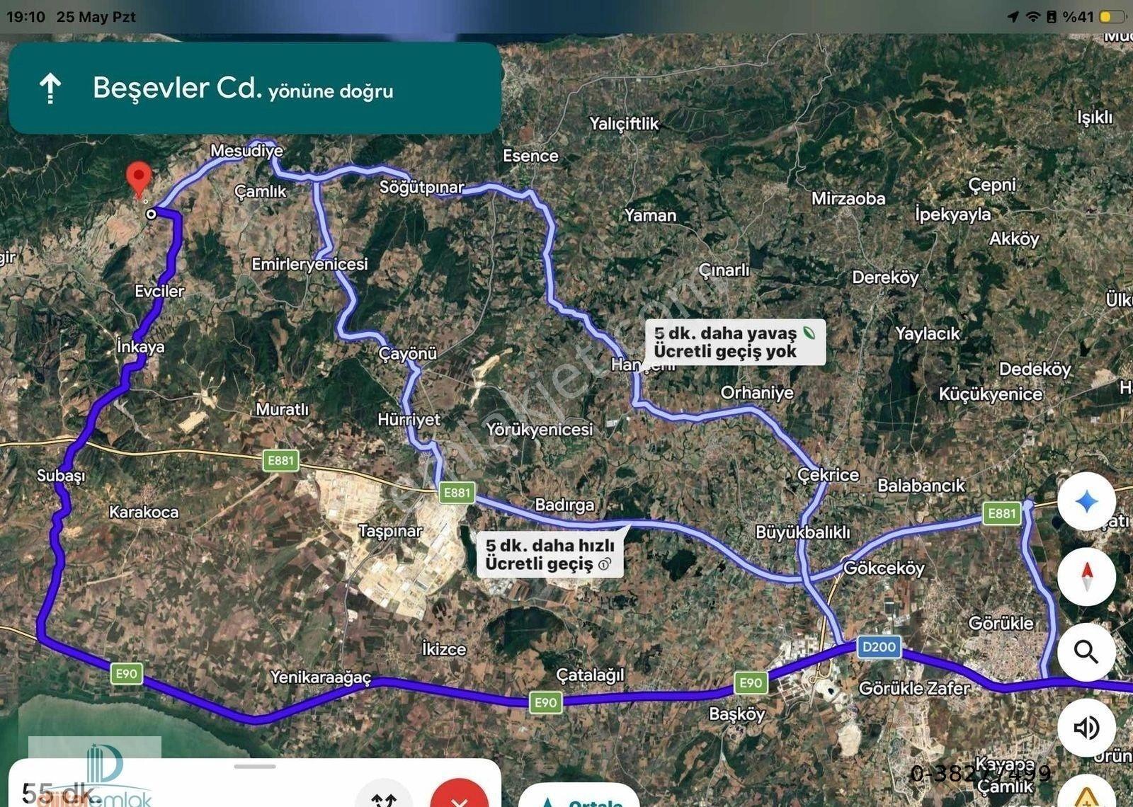 Karacabey Çamlıca'da Satılık 2.800 M2 Yatırmlık Kıymetli Arazi. - Görsel 7
