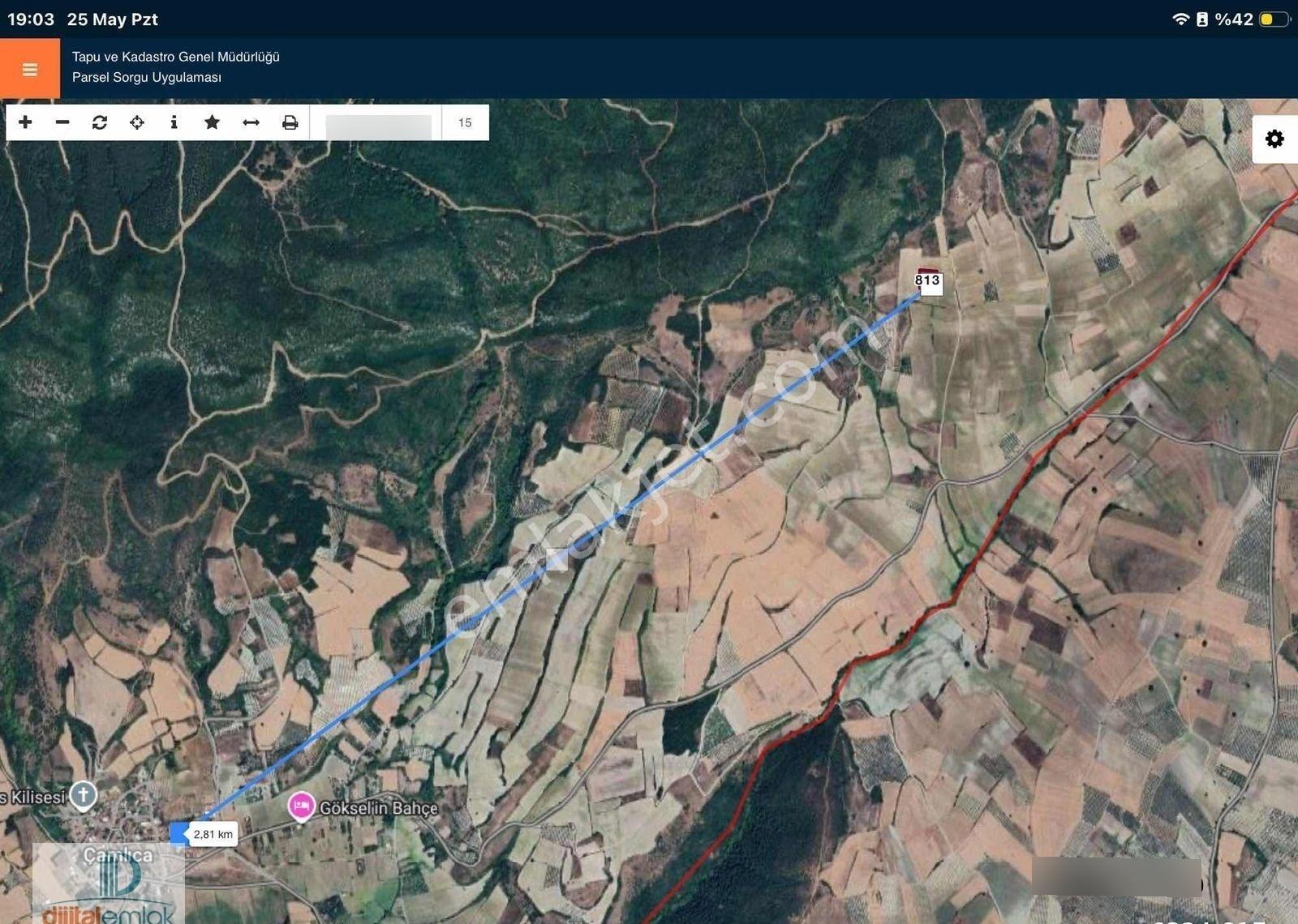 Karacabey Çamlıca'da Satılık 2.800 M2 Yatırmlık Kıymetli Arazi. - Görsel 5