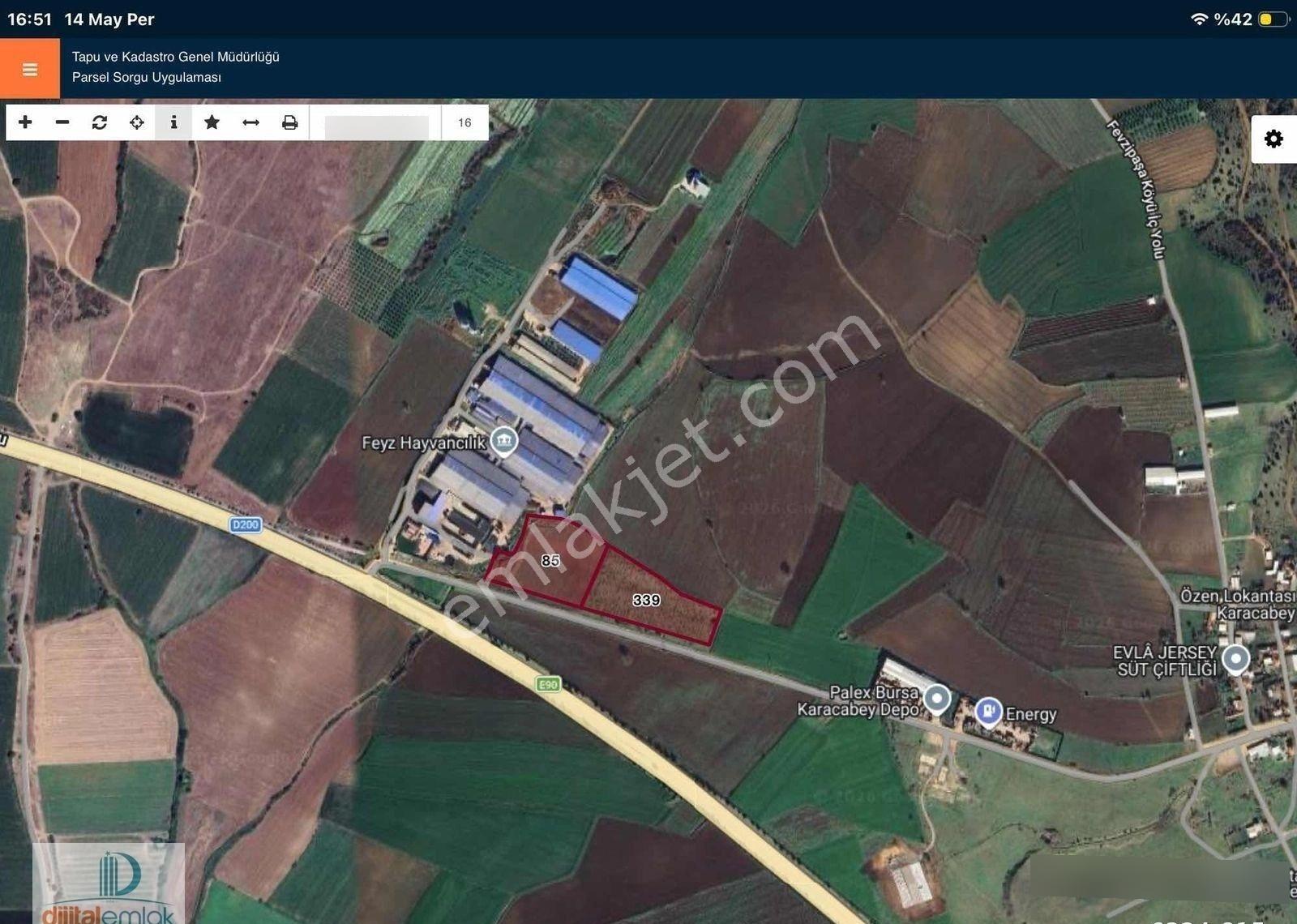 Karacabey Bandırma Yolunda Satılık 30.700 M2 Yatırımlık Arazi. - Görsel 4