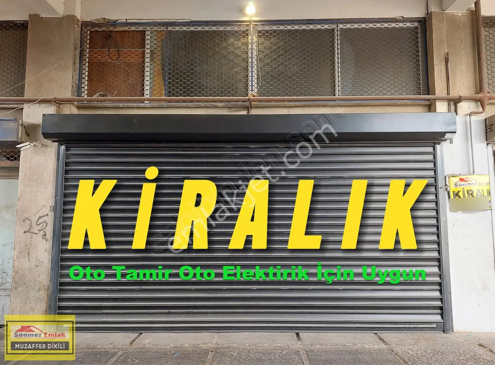 Yıldırım Otosansit Parçacılar Sitesinde Kiralık 108m2 Dükkan