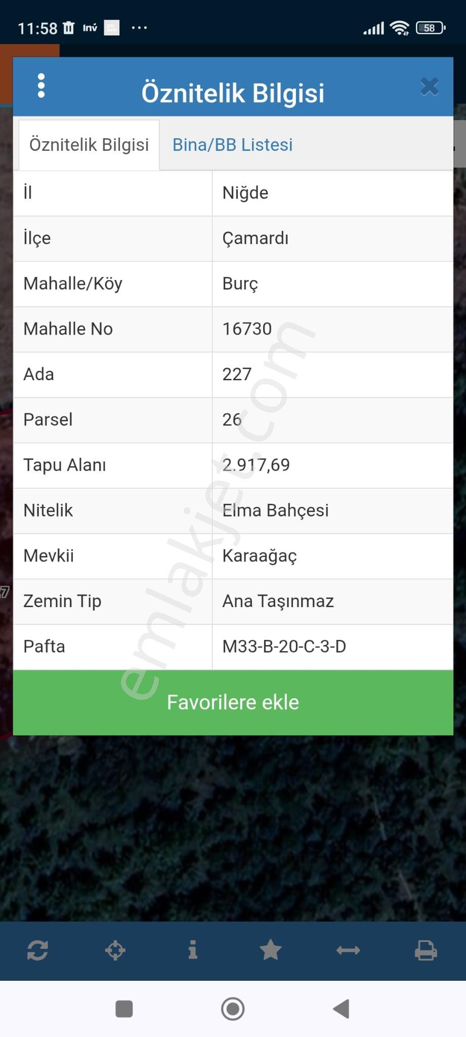 Niğde Çamardı Burç Köyünde İmarsınırı Bitişinde Kaçırılmayacak Yatır. 2 Adet Yan Yana Bahçe Kupon - Görsel 4