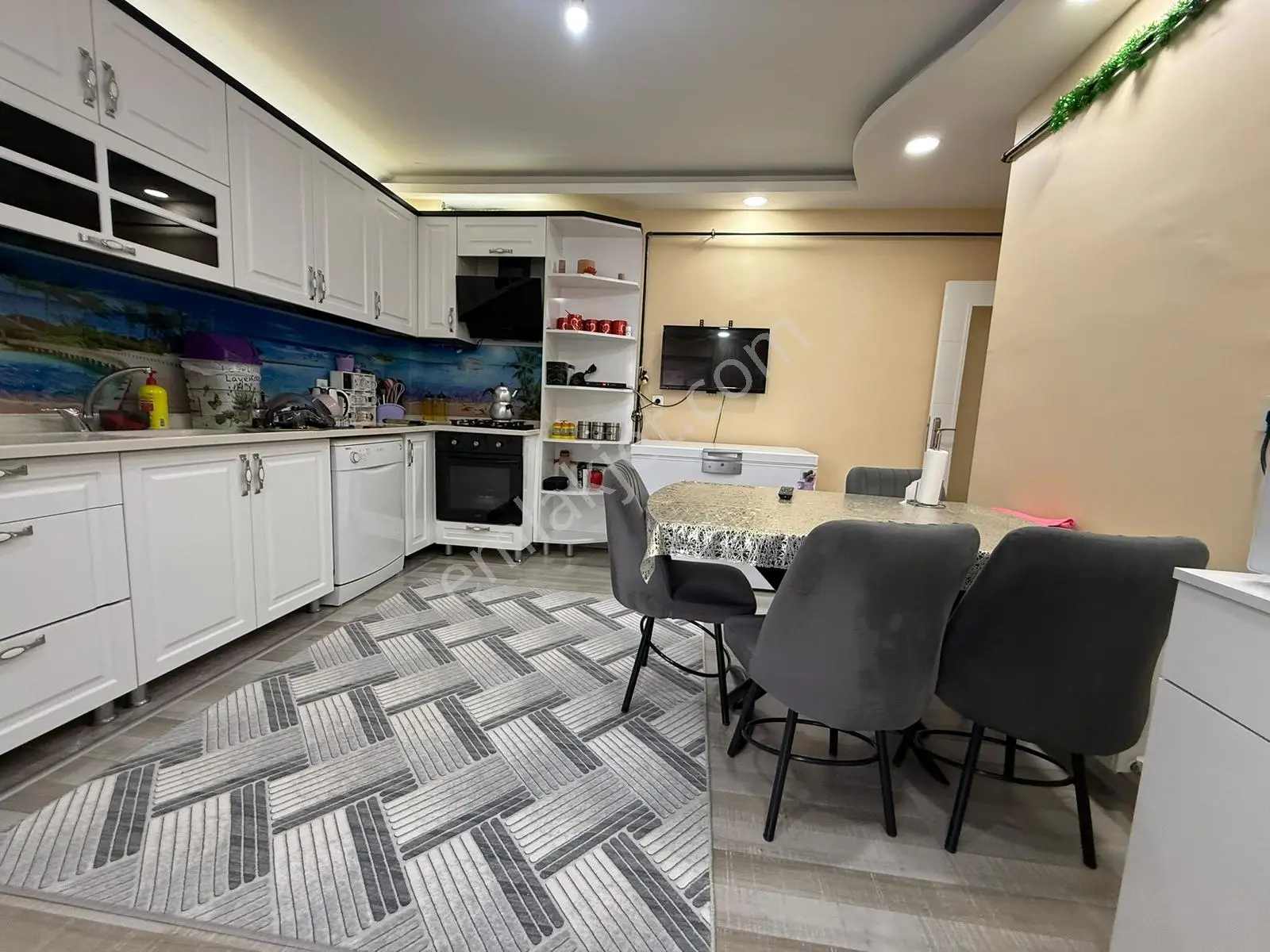 Krediye Uygun !! Satılık 3+1/130m2 Full Yapılı Güney Cephe Daire - Görsel 8