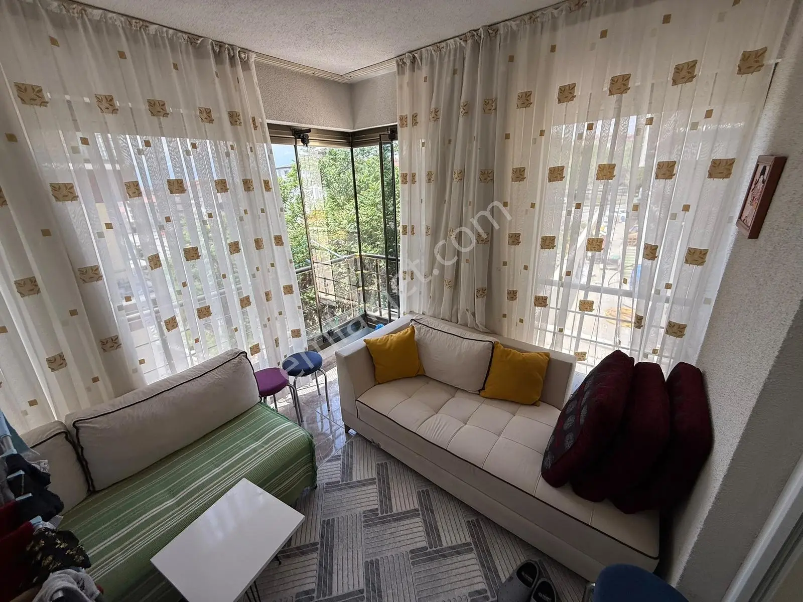 Krediye Uygun !! Satılık 3+1/130m2 Full Yapılı Güney Cephe Daire - Görsel 4