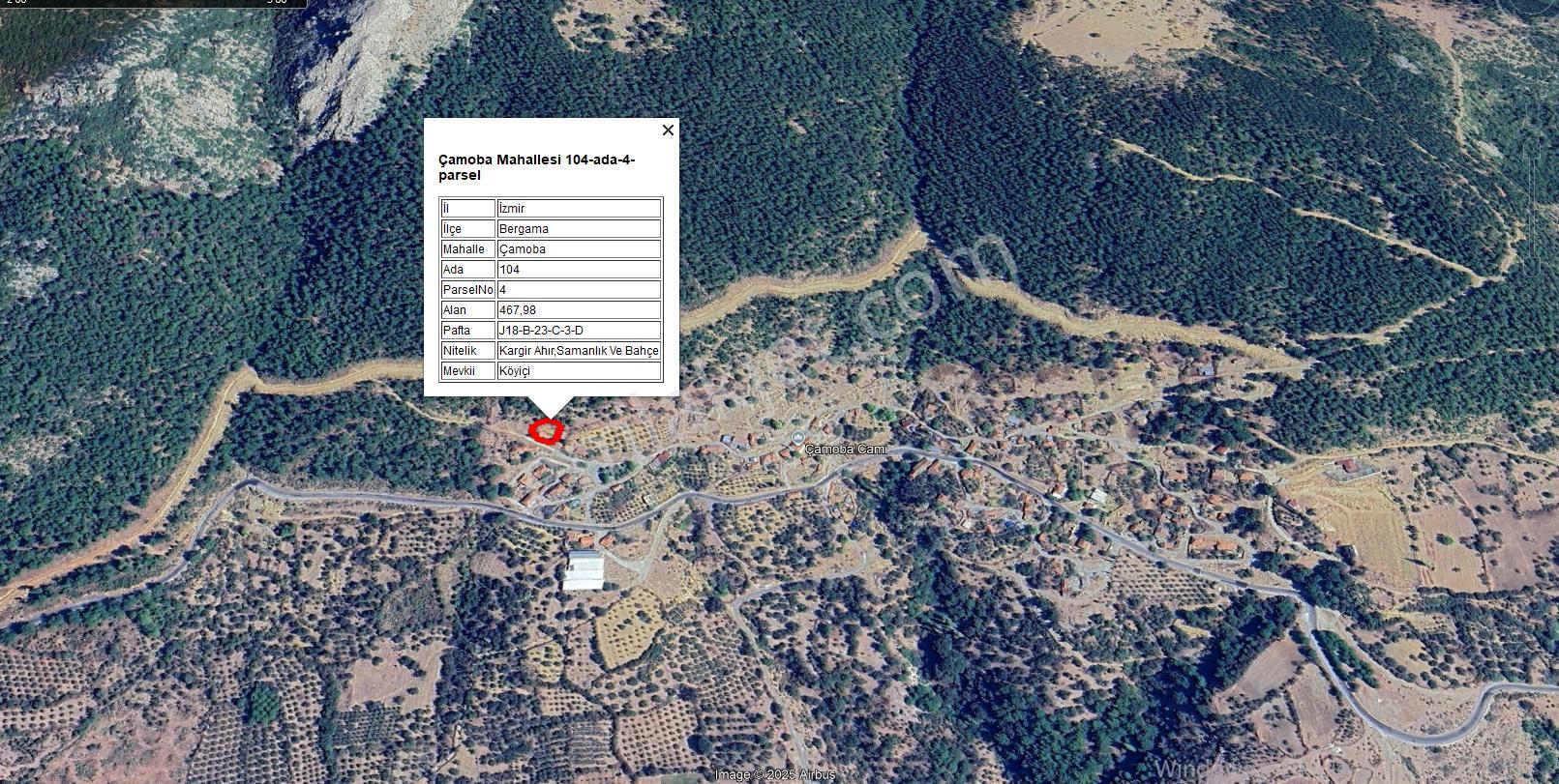 Çamoba Köyünde İmarı Açık 468 M2 Arsa - Görsel 3