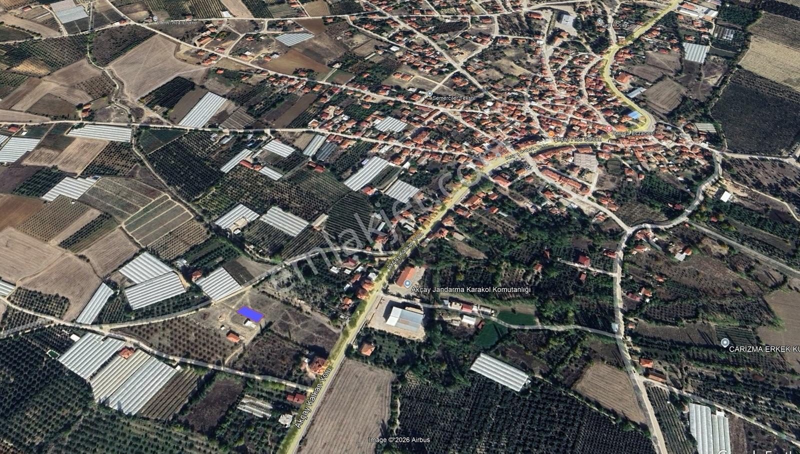 Antalya Elmalı Akçay Satılık İmarlı Arsa 490 M2