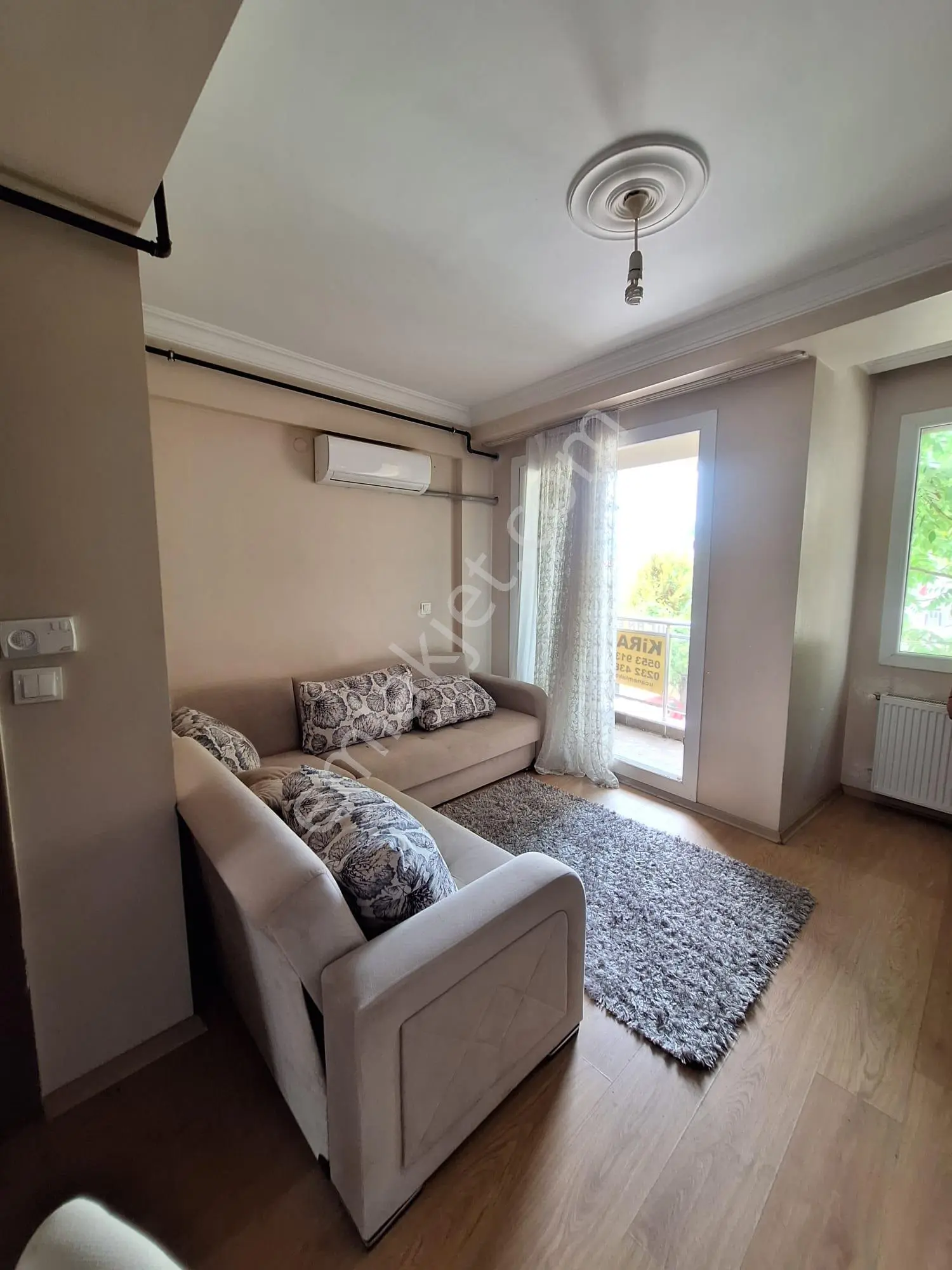 Buca Yıldız Mah Üniversite Yakını 1+1 60m2 Eşyalı Dgazlı Full Eşyalı Kiralık Daire