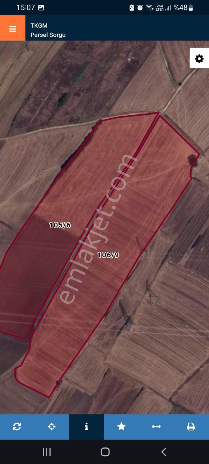 Tekirdağ Saray Edirköyde Tarladan 254 M² Hisse - Görsel 5