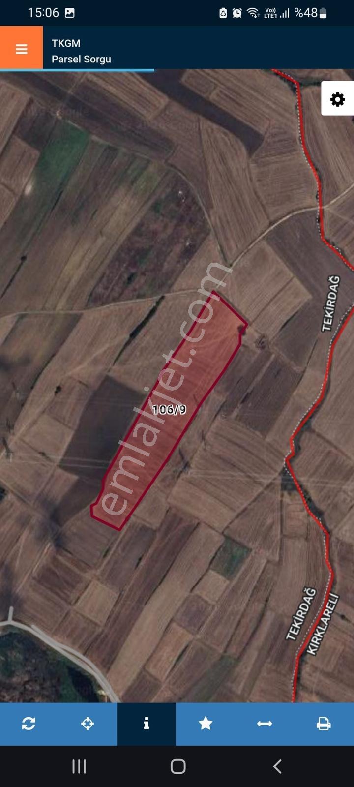 Tekirdağ Saray Edirköyde Tarladan 254 M² Hisse - Görsel 3