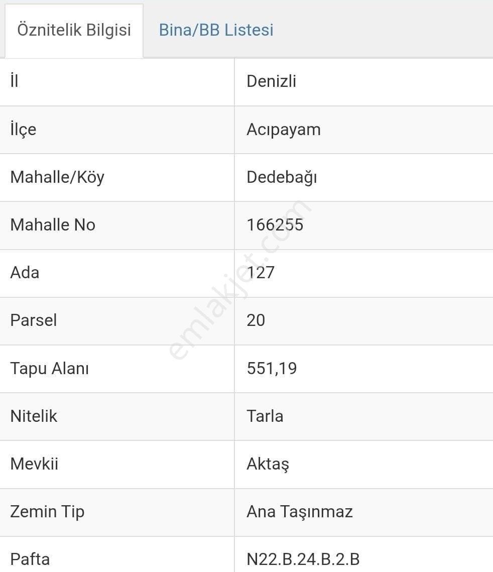 Şehzade'den Acıpayam(dedebağı)'da Satılık Tarla - Görsel 2