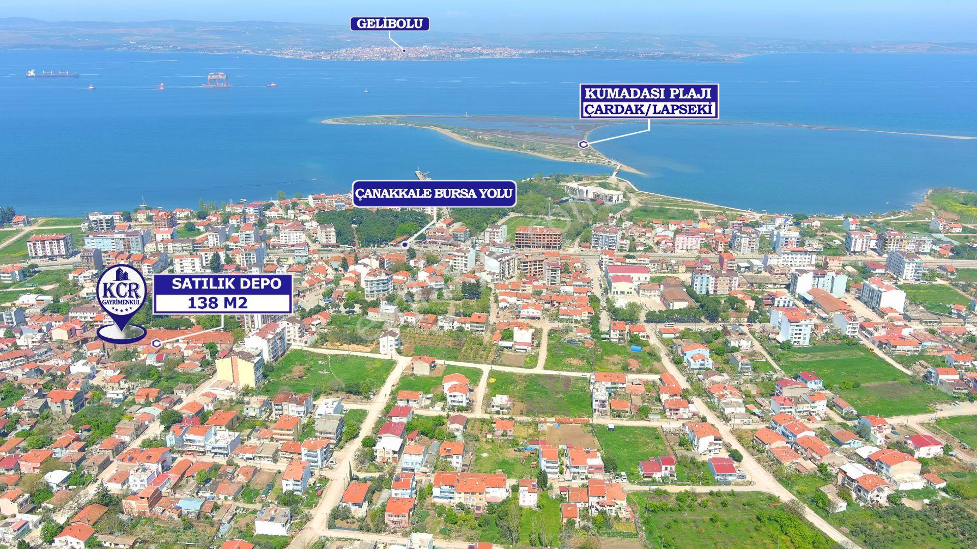 Çanakkale Çardak Merkezde Yüksek Tavanlı Satılık Depo - Görsel 13