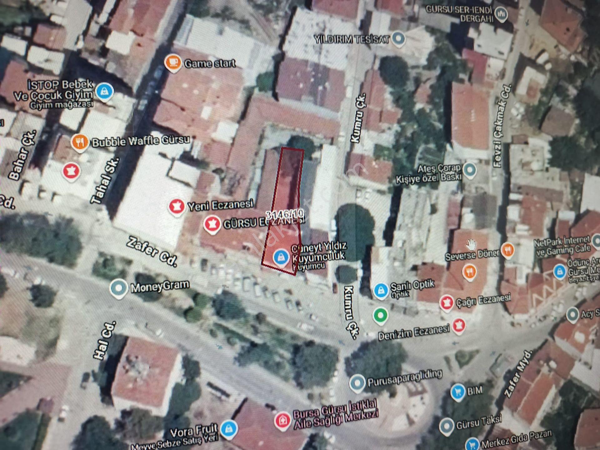 Bursa Gürsu Zafer Mah.de Satılık Bina 335m2 Arsa Taban Alanı İmarlı Tam Merkezde Mevki Konumda - Görsel 4