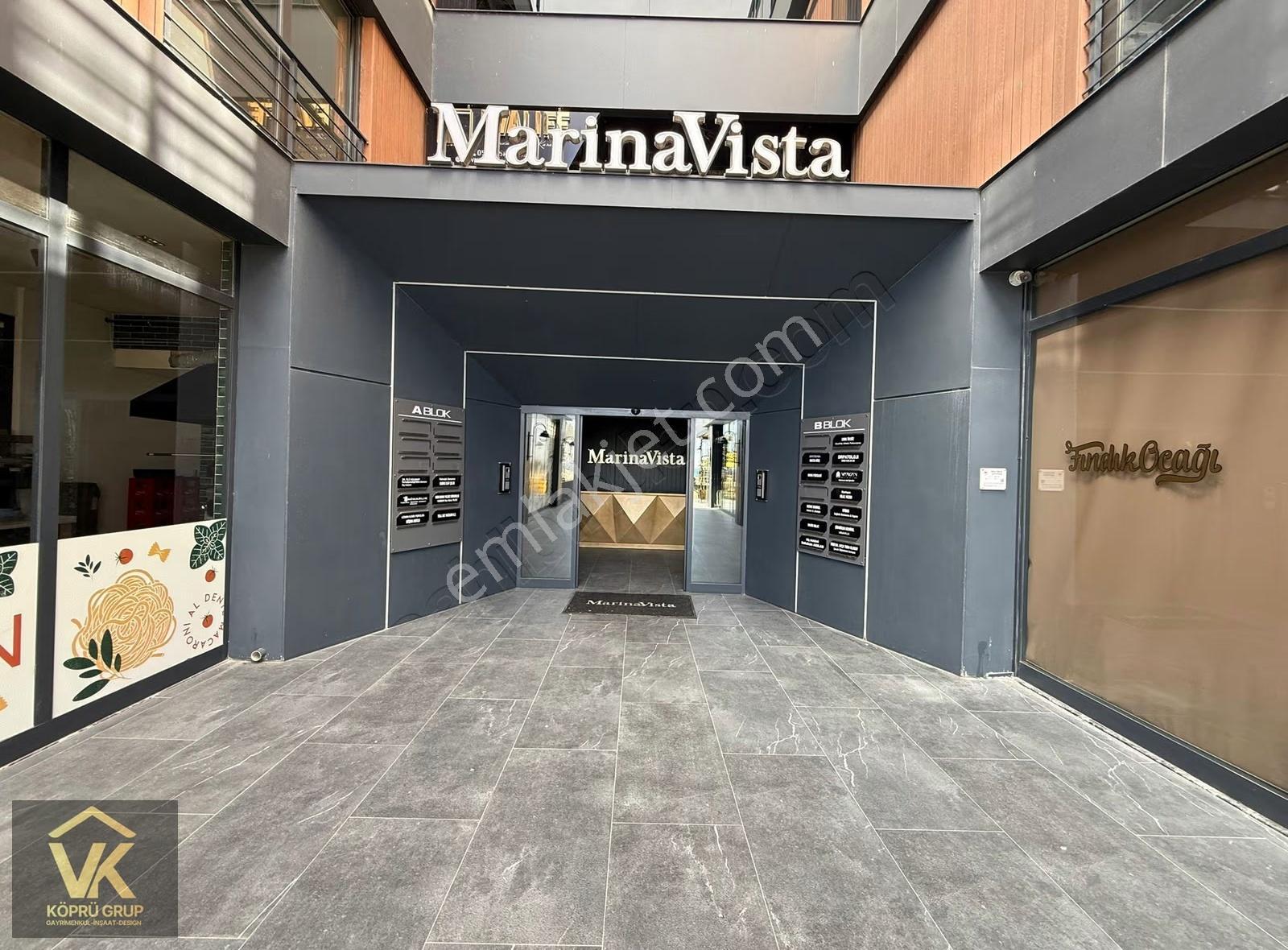Vk Köprü Grup'tan Kiralık Marina Vista'da Deniz Manzaralı Ofis