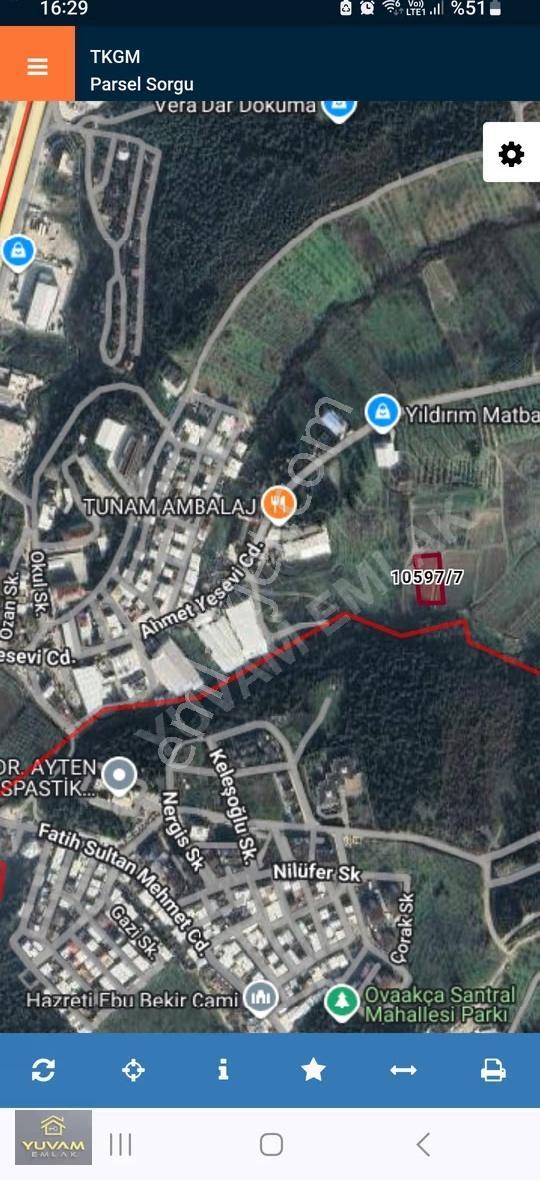 Bursa Osmangazi Ovaakça Mah. Satılık Villa İmarlı Arsa - Görsel 3