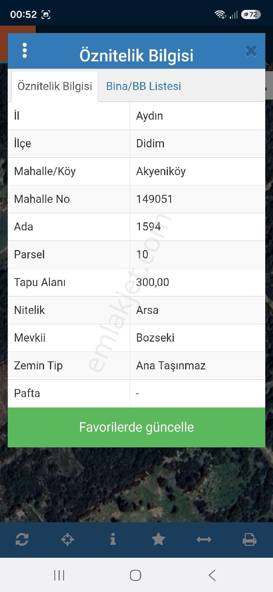 Didim Bozseki Bafa Gölü Manzaralı İmarlı Arsa