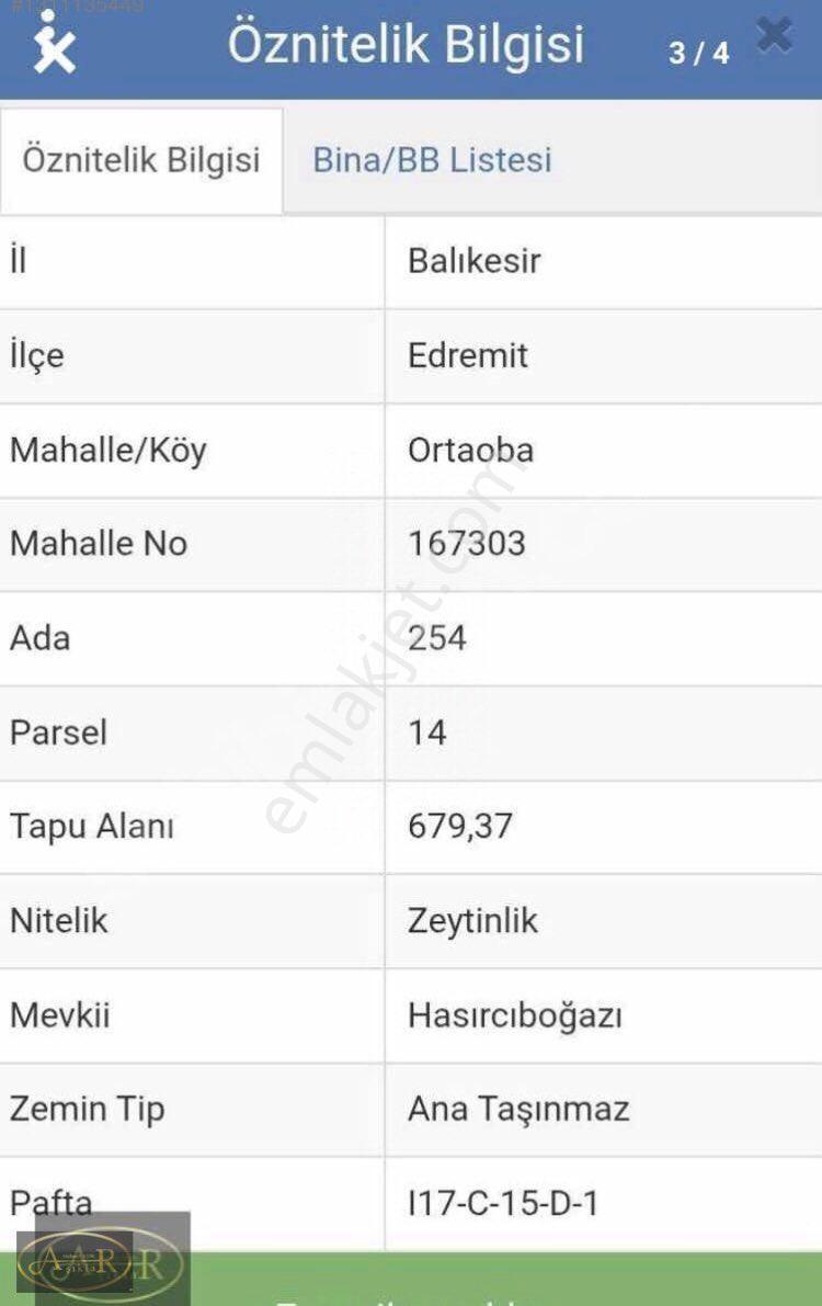 Balıkesir Edremit Ortaoba Bakımlı Satılık Zeytinlik - Görsel 3
