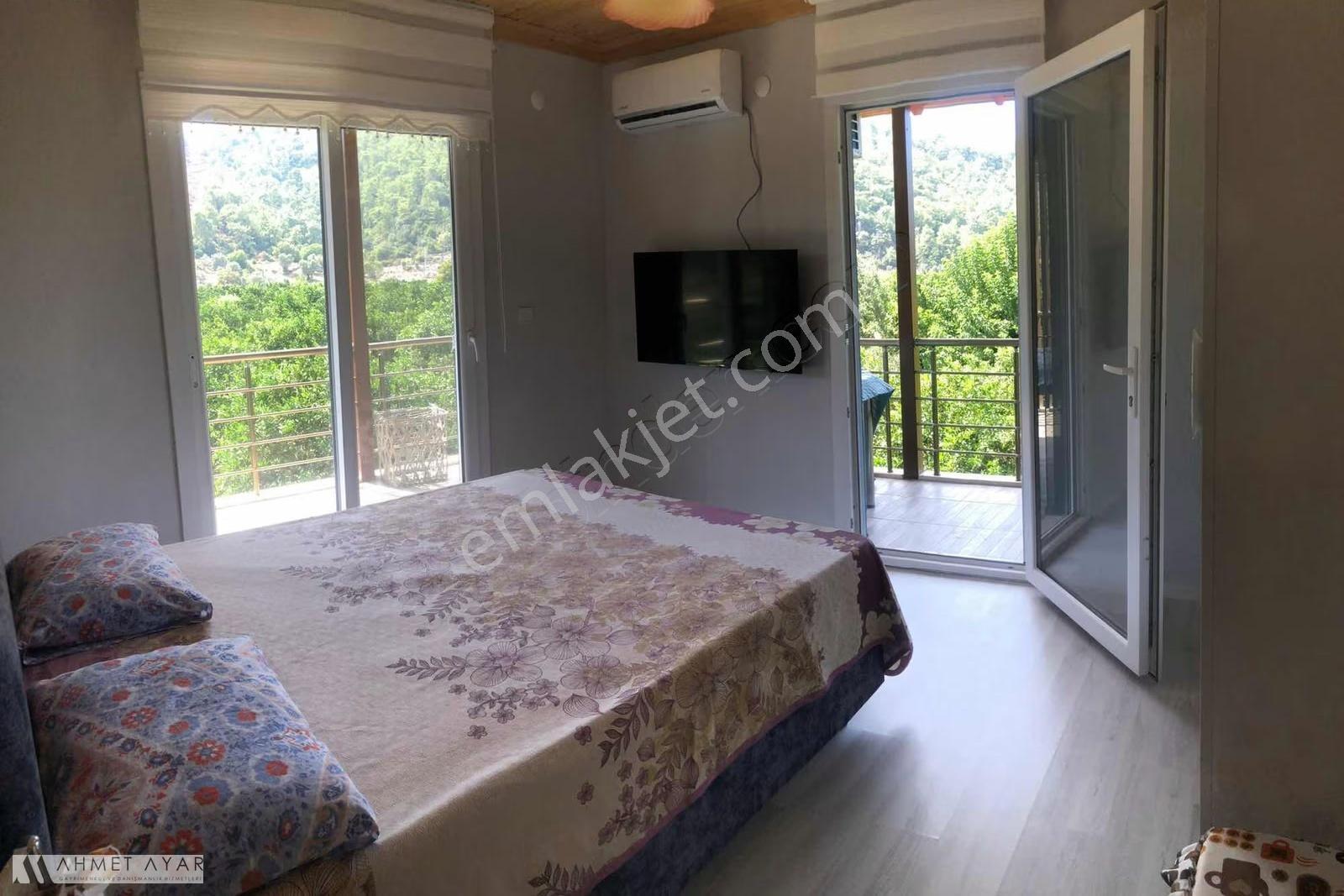 Muğla Ula Gökçe Köyünde Deniz Manzaralı Müstakil Villa - Görsel 10