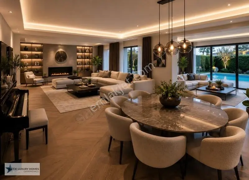 Acarkent 'te Lüks Konsept - Havuzlu Kiralık Villa - Görsel 2