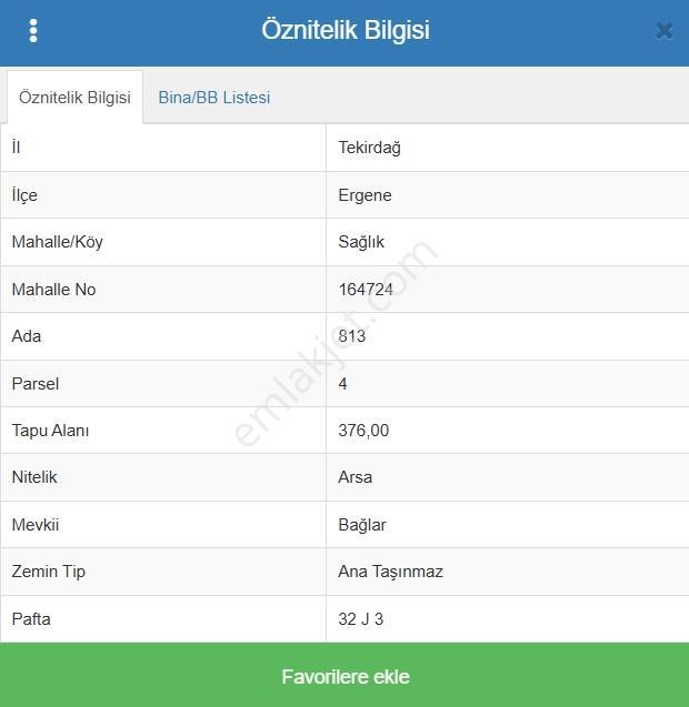 Ergene Sağlık Mahallesi 376 M2 Konut+ticari İmarlı Satılık Arsa - Görsel 6